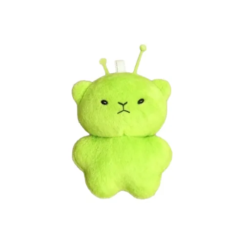 MORTEN SOLUM Зеленый Плюшевый Подвеска с Инопланетным Котенком 8 см Высота