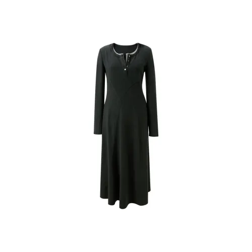 3COLOUR Длинное платье с длинными рукавами для женщин