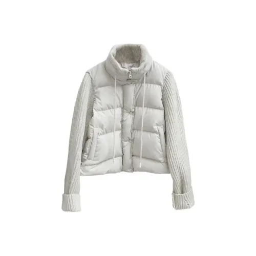 Aghr Светло-серый Женский пуховик