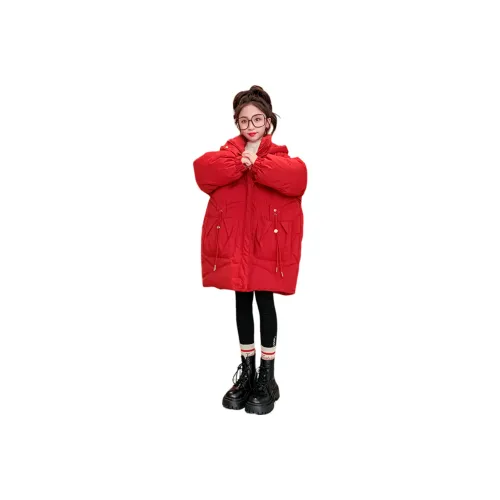 BaoLaXiaoJie Хлопковый пуховик для подростков