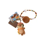 Мобильный телефон, цепочка, подвеска, коричневый (13 см)