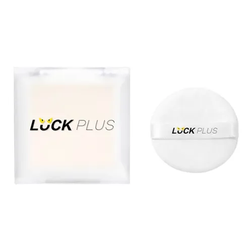 LUCK PLUS Двойная Счастливая Настройка Пудра Портативный Чехол Контроль Жирности Прозрачный Естественный Маскирующий