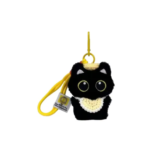 KANGMUSEN BIG Eyed Милый Кошка Нагрудник Плюшевый Брелок 12 см Длина Тела