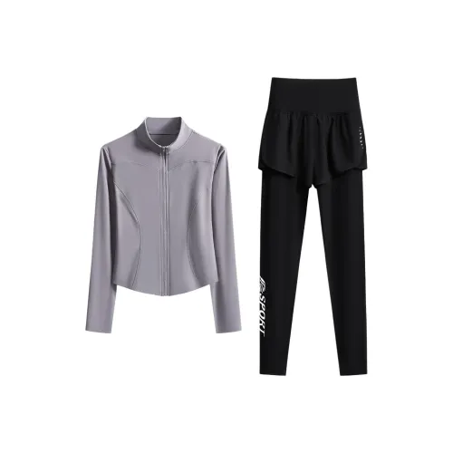 BAISIRONG Фитнес Комплект Быстросохнущий Тренировочный Набор для Женщин