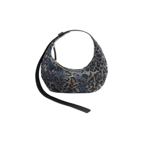 VENOF Деним Сумка Стандартная Женская Леопардовый С принтом Синий