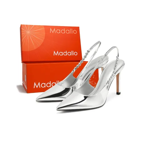 MADALLO Высокие каблуки Глянцевый Серебряный Женские
