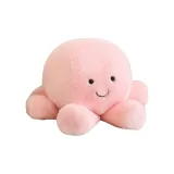 Розовая вращающаяся медуза плюшевая кукла 35 см