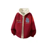 Бордовый (1099 Термический хлопковый пуховик, Бесплатно Белый Фотиния Серый Свитшот)