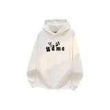 White Thin Sweatshirt  
Белый тонкий свитшот