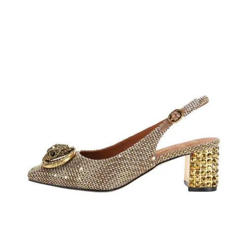 Kurt Geiger London Chelsea Грубый каблук Высокие каблуки 6 см Женские Золотой