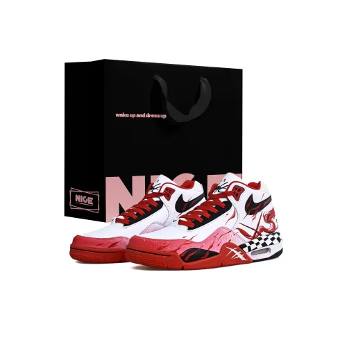 Nike Flight Legacy Abrasion Resistant Покрытие MID Топ Винтажные баскетбольные кроссовки Мужской