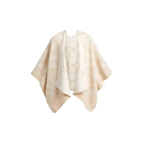 COACH Шерсть Палантины Женские Хаки