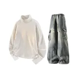 Абрикос + Грязно-желтый