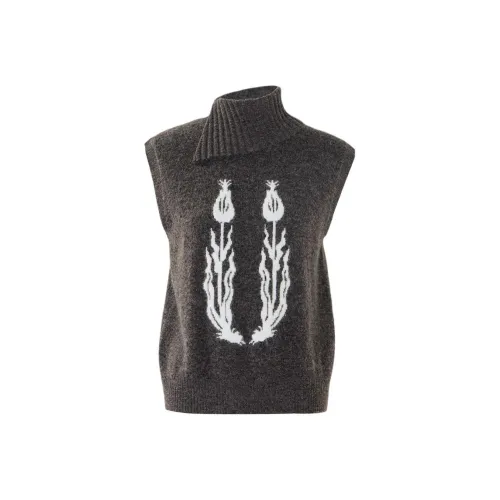 CELLO SONATA Цветочный Коричневый Пряжа Женские Свитера