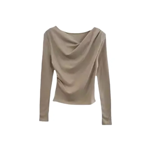 IUNOP Длинный рукав T-рубашка Женская