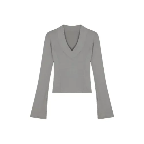 MILING Расклешенный рукав Топ T Рубашка Женская