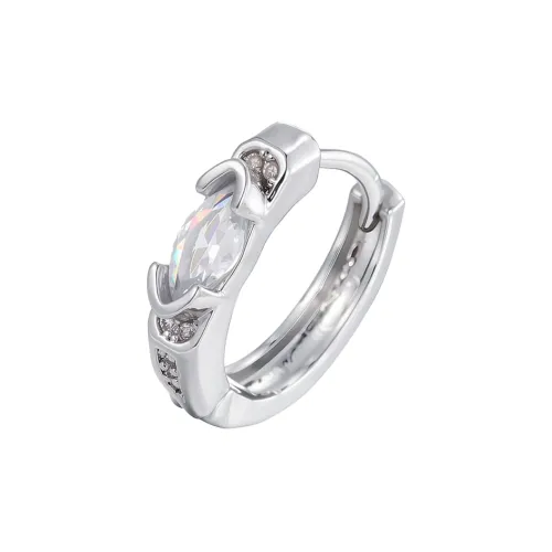 HAZYOU Серебро S925 Серьги-гвоздики Мужские