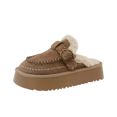 KLJK Резиновая подошва Домашние тапочки Женские