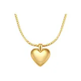 Подвеска в форме сердца, ожерелье (золотое)