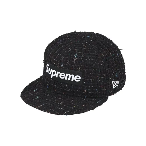 Supreme x New Era Кепки Унисекс Черный Красный