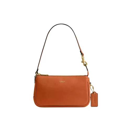 COACH Plaza Текстурированная кожа Сумка через плечо Маленькая Женский Цвет Ирис