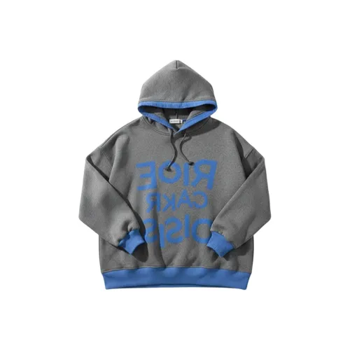 XIAOLIZI Серый с флисовой подкладкой унисекс свитшоты