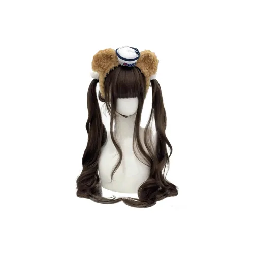 BEIQING Лолита Длинные волнистые 85CM Женский парик Высокотемпературная пряжа