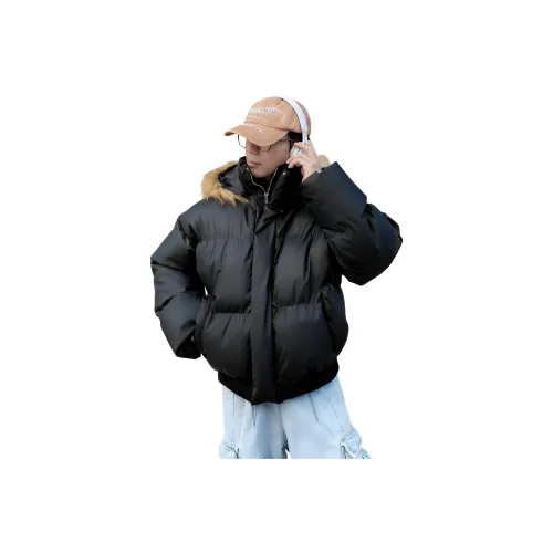 W.O.L Черный мужской пуховик