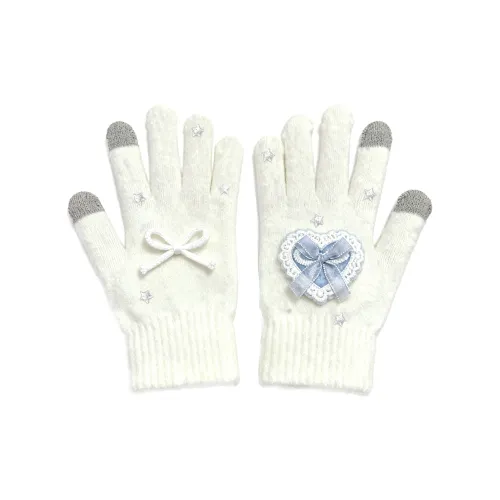 ZUOWEISHIJIA Вязаные перчатки из искусственного норкового меха для женщин