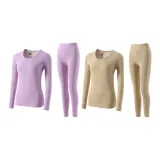 2 комплекта (женский - фиолетовый + имбирный желтый)