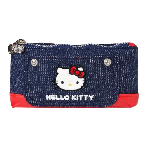 Sanrio Hello Kitty Полиэстер Путешественный Сумка для хранения Женская Синяя