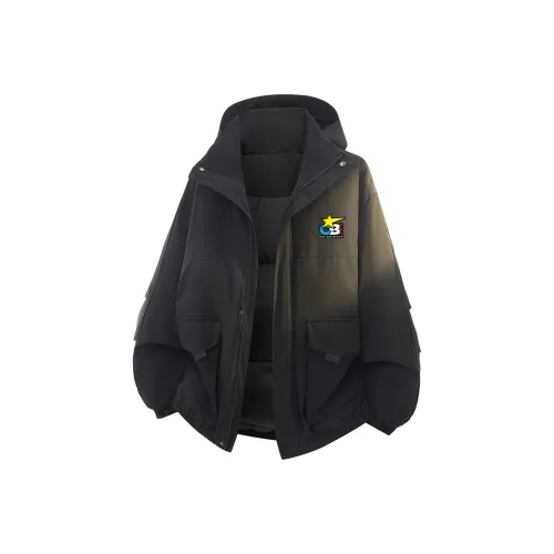 CAOBENCHUSE Пуховик Унисекс