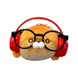 Выпеченный Леопард + Стекло + Красные Наушники