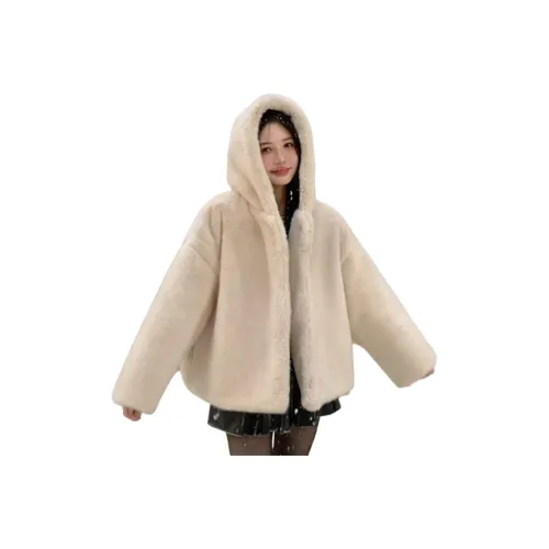 MORTEN SOLUM Абрикос [Утепленный] Женские меховые изделия