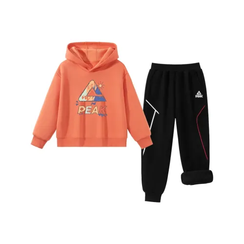 PEAK Теплый оранжевый PK Многоцветный Граффити Черный PK Logo White Силикон K Kids Повседневная спортивная одежда