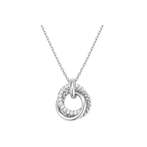 ONCHIC Медное Покрытие с Boss Ожерелье Женское Белое