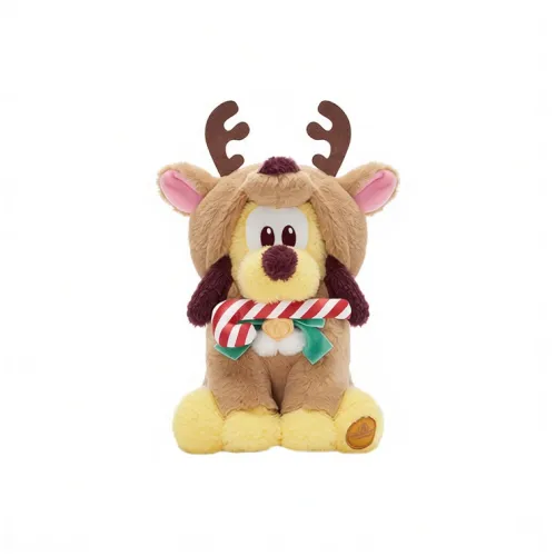 Disney x DISNEYLAND Микки Маус и друзья Рождественский вальс Плуто Куклы Плюшевая кукла 22,5 см Длина тела Шанхай Дисней
