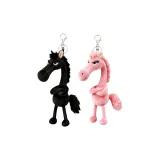 Черный+Розовый Холод Красота Лошадь [Новогодний Удачи Лошадь]