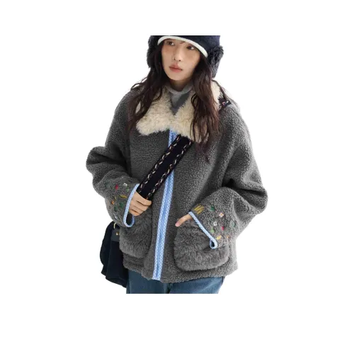 ZEKIKO STUDIO Бархатовое пальто для женщин