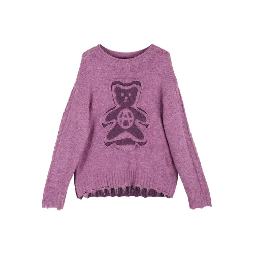 Acupuncture Длинный рукав вязаный свитер унисекс