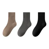 [Thickened и с флисовой подкладкой, термический] Темно-коричневый + Темно-серый + Черный