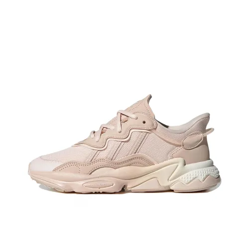Adidas Originals Ozweego Slip-resistant Abrasion-resistant Low Top Casual Women's Pink Adidas Originals Ozweego Противоскользящий Устойчивый к истиранию Низкий Топ Повседневный Женский Розовый