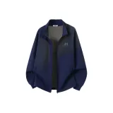 [Air Cotton Thickened и Fleece-Lined] Темно-синий Синий (Без рисунка Буква Логотип на груди)