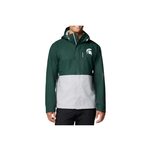 Columbia 370 Зеленый Белый Мужская Куртка