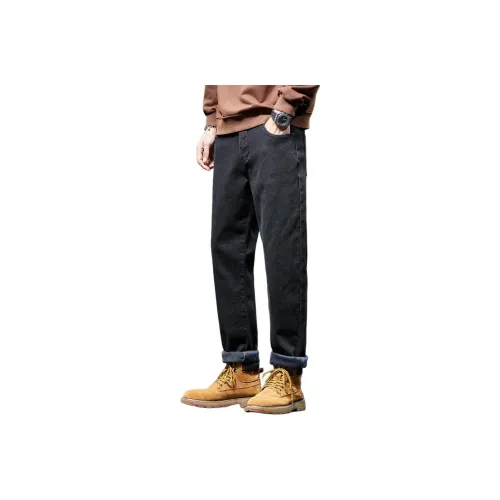 Tonlion Черные Унисекс Джинсы