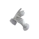 Маленький логотип, край с флисом [с флисовой подкладкой, термический], серый