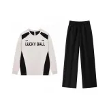 Светло-серые + черные штаны