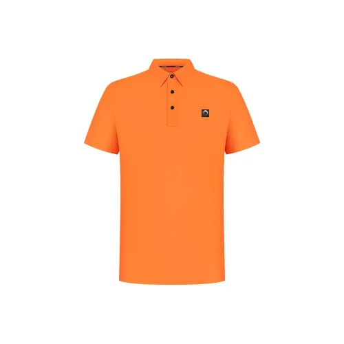 HELIX Ярко-оранжевая мужская поло