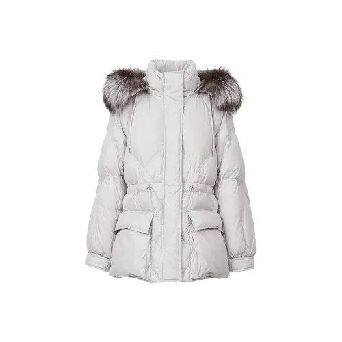 Hopeshow Светло-серый фиолетовый 550 Женские пуховики