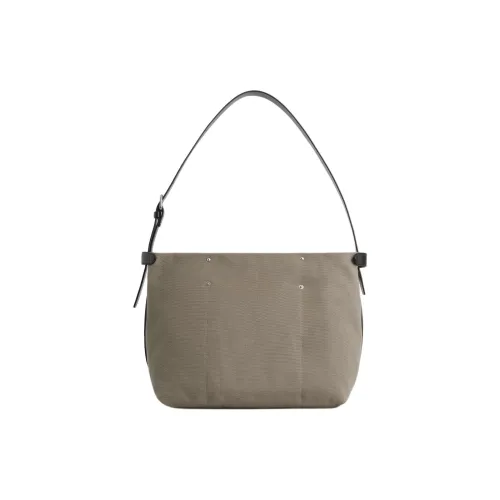 COS 100% хлопок Курьерская сумка Сумка на плечо Стандартная Мужская Серый